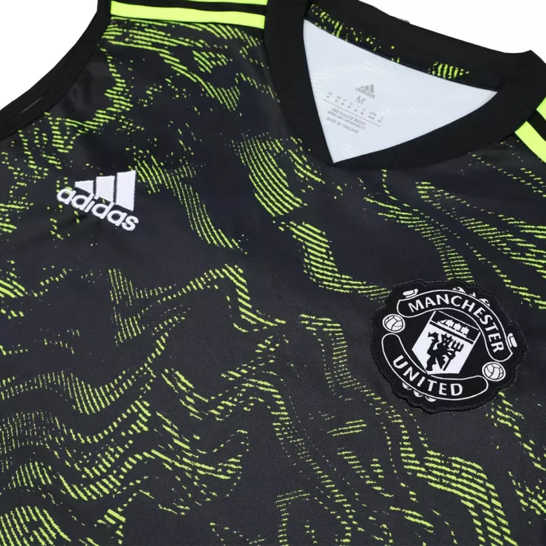 Manchester United Sleeveless Training Jersey Kit 2022/23 Black&Green - gojersey