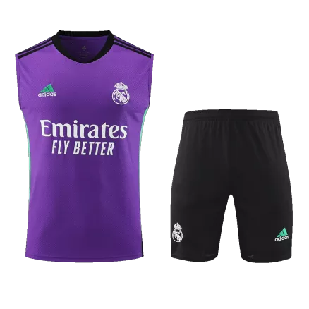 Real Madrid Sleeveless Training Jersey Kit 2022/23 Purple - gojerseys