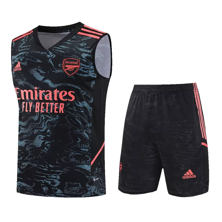 Arsenal Sleeveless Training Jersey Kit 2022/23 Black - gojersey