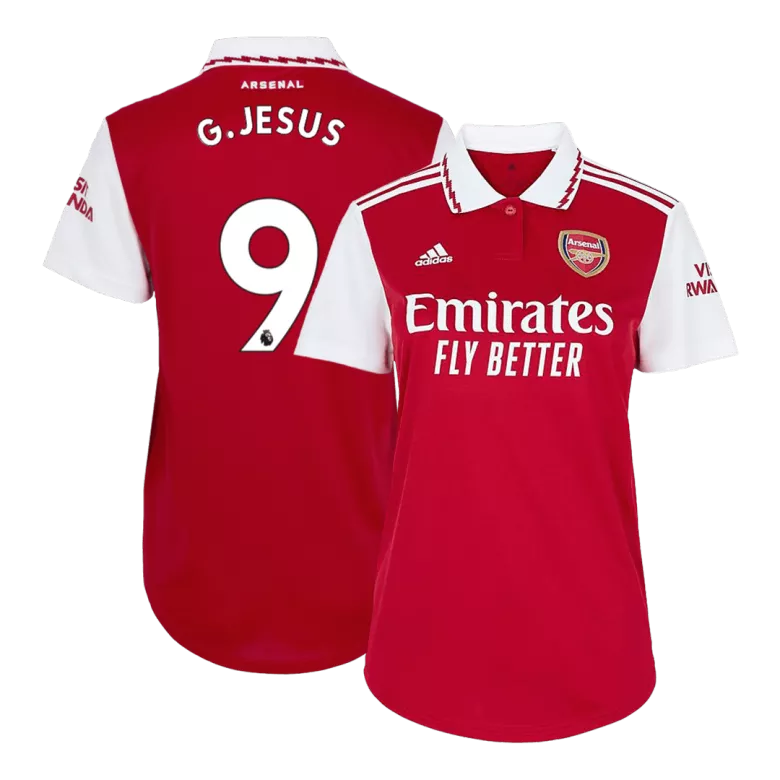 Arsenal G.JESUS #9 Home Jersey 2022/23 Women - gojersey