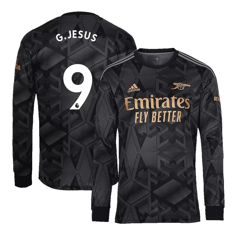 Arsenal G.JESUS #9 Long Sleeve Away Jersey 2022/23 - gojersey