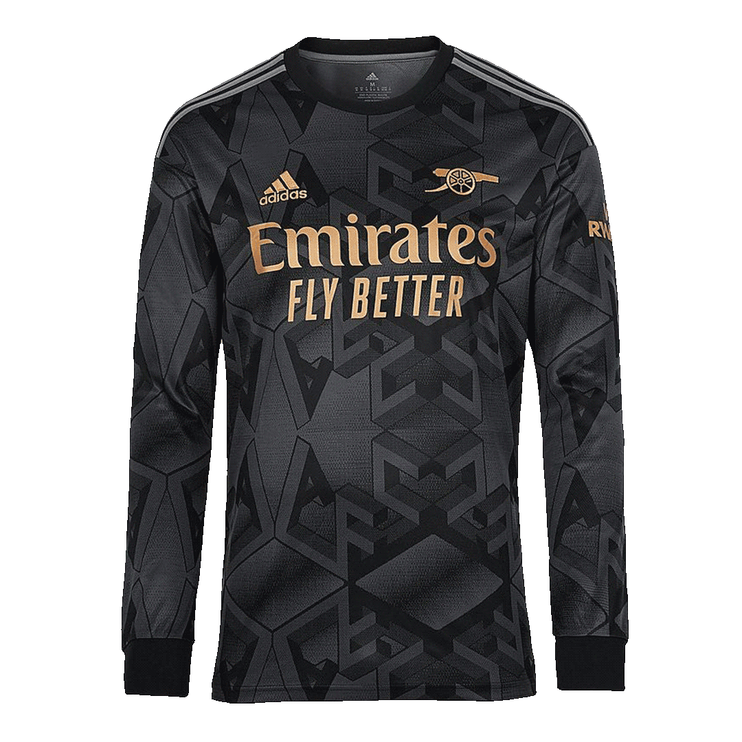 Manchester United Away Shirt 2022-23 - Long Sleeve with Ronaldo 7 printing