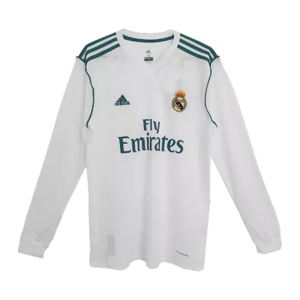 Real Madrid Home Jersey Retro 2017/18 - Long Sleeve - gojerseys