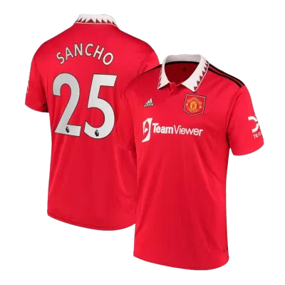 Manchester United SANCHO #25 Home Jersey 2022/23 - gojersey