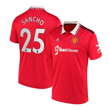 Manchester United SANCHO #25 Home Jersey 2022/23 - gojerseys