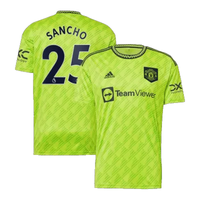 Manchester United SANCHO #25 Third Away Jersey 2022/23 - gojersey