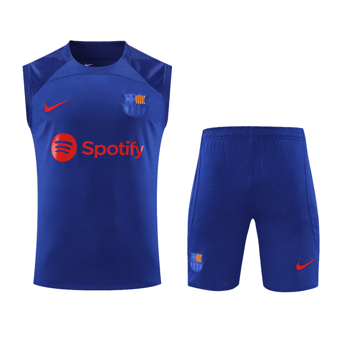 Barcelona Sleeveless Training Jersey Kit 2023/24 | Goaljerseys