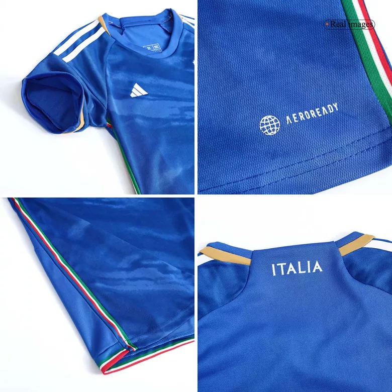 Italy Home Jersey Kit 2023/24 Kids(Jersey+Shorts) - gojersey