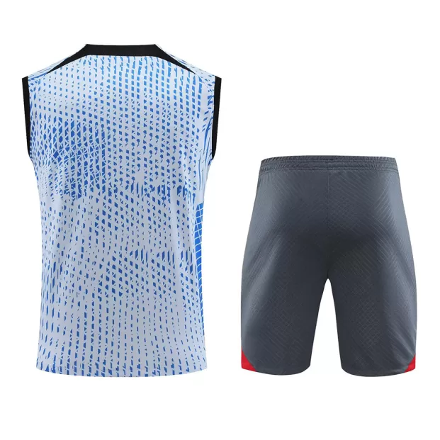 Liverpool Sleeveless Training Kit 2023/24 - Blue