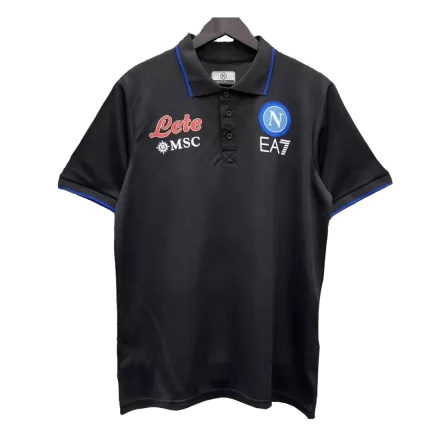 Napoli Polo Shirt 2022/23 - Black - gojerseys