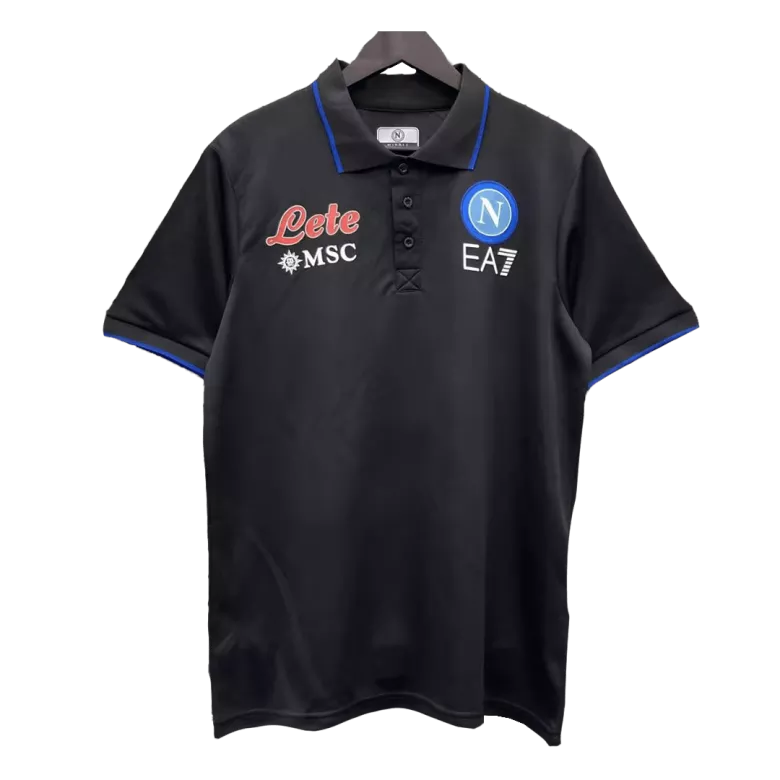 Napoli Polo Shirt 2022/23 - Black - gojersey
