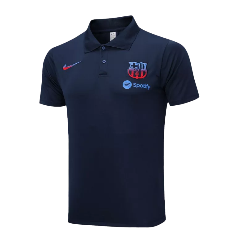 Barcelona Core Polo Shirt 2022/23 - Navy - gojersey