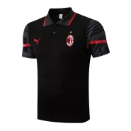 AC Milan Core Polo Shirt 2022/23 - Black - goaljerseys