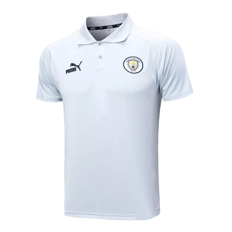 Manchester City Core Polo Shirt 2022/23 - Gray - gojersey