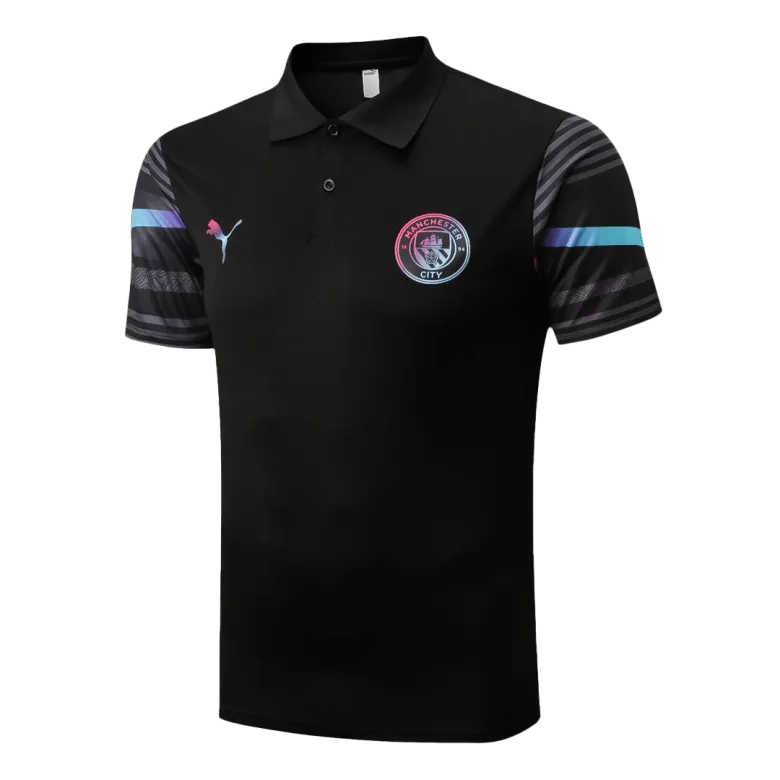 Manchester City Core Polo Shirt 2022/23 - Black - gojersey