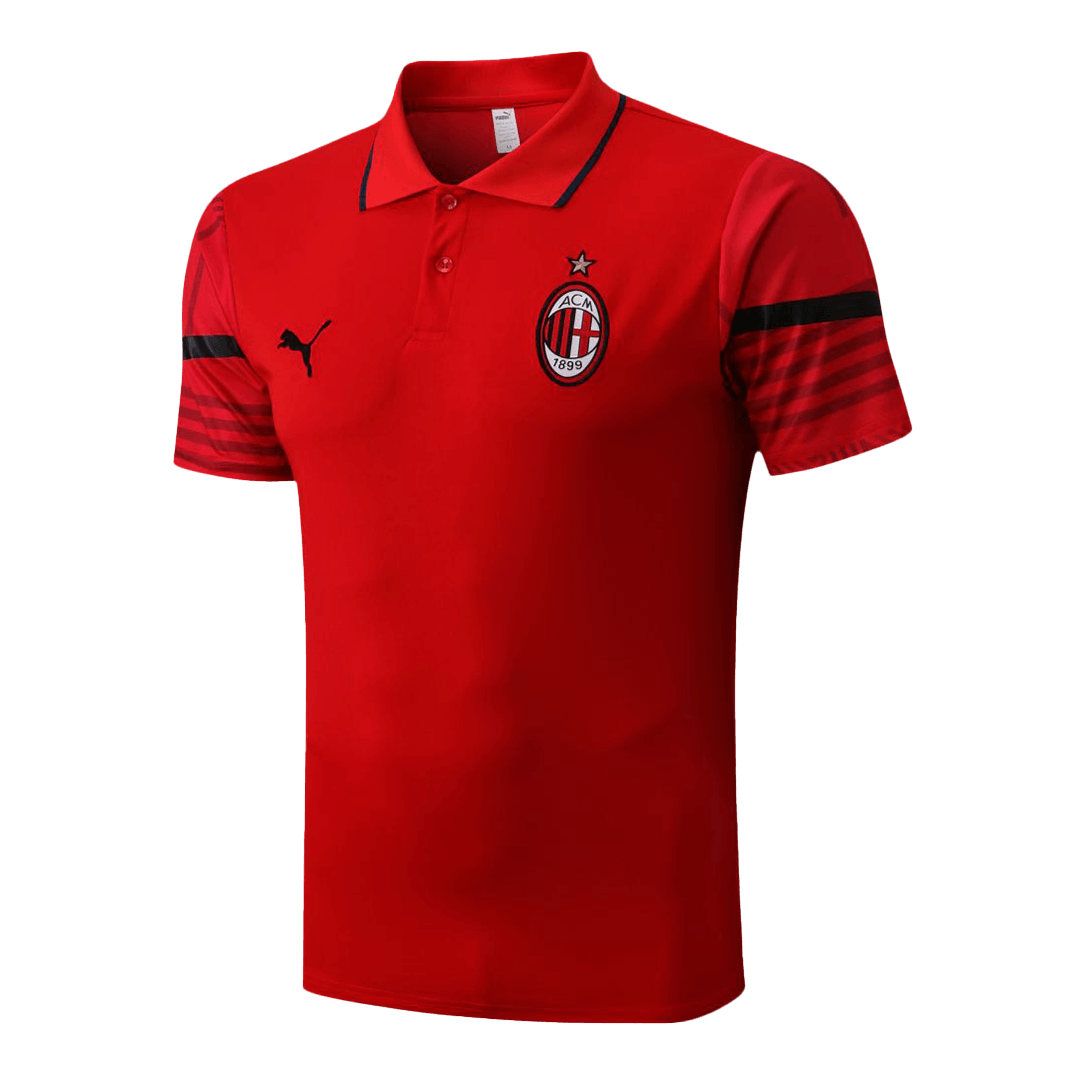 Milan Core Polo Shirt 2022/23 - Red | Goaljerseys