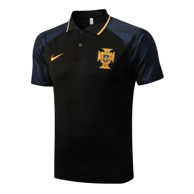 Portugal Polo Shirt 2022/23 - Black - gojersey