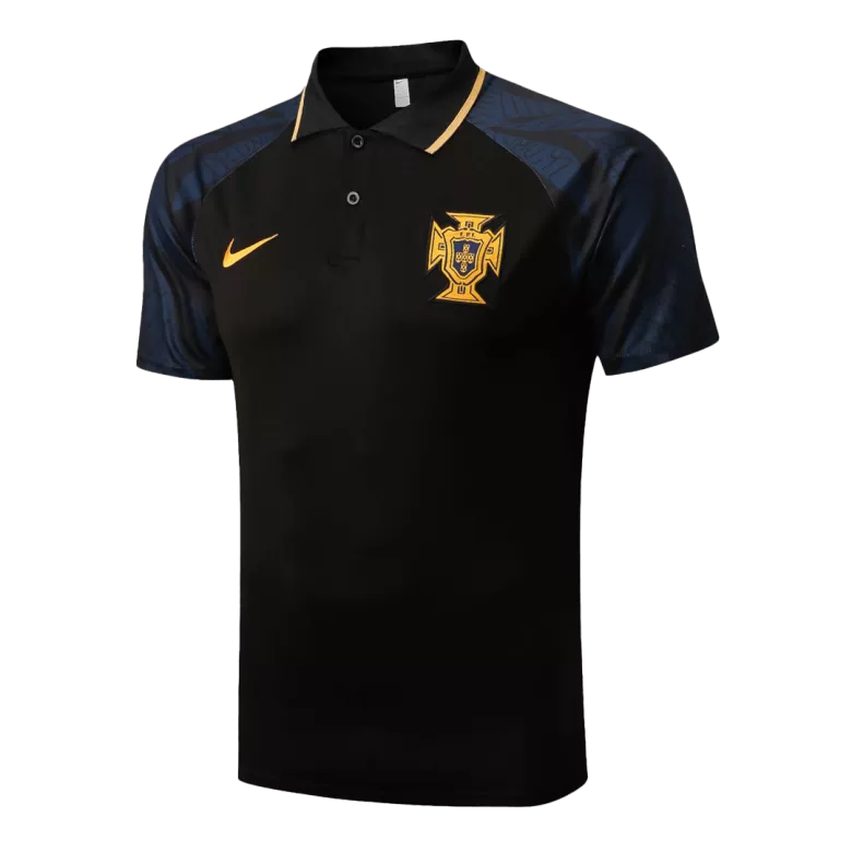 Portugal Polo Shirt 2022/23 - Black - gojersey