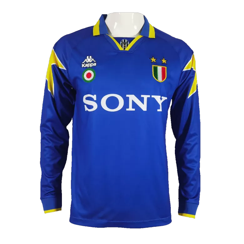 Juventus Away Jersey Retro 1995/96 - Long Sleeve - gojersey