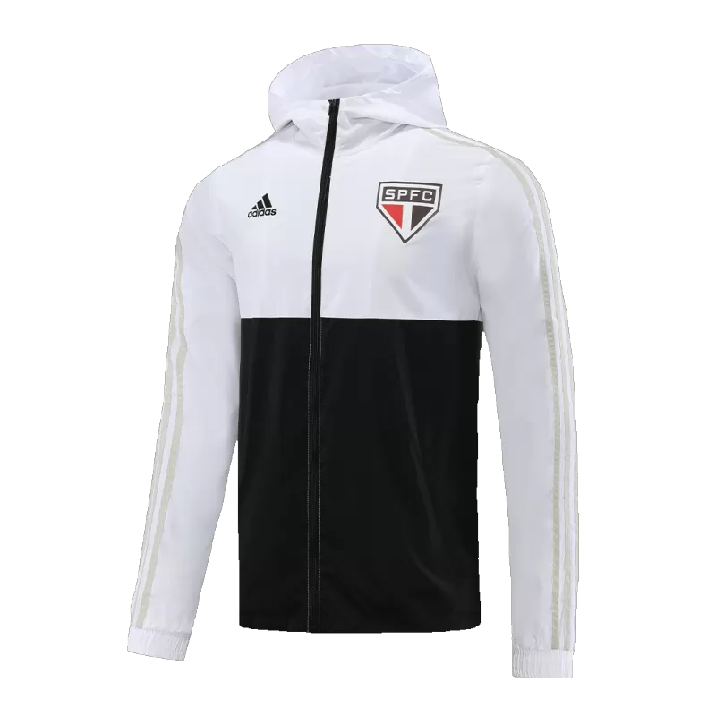 Sao Paulo FC Hoodie Jacket 2023/24 White&Black - gojersey