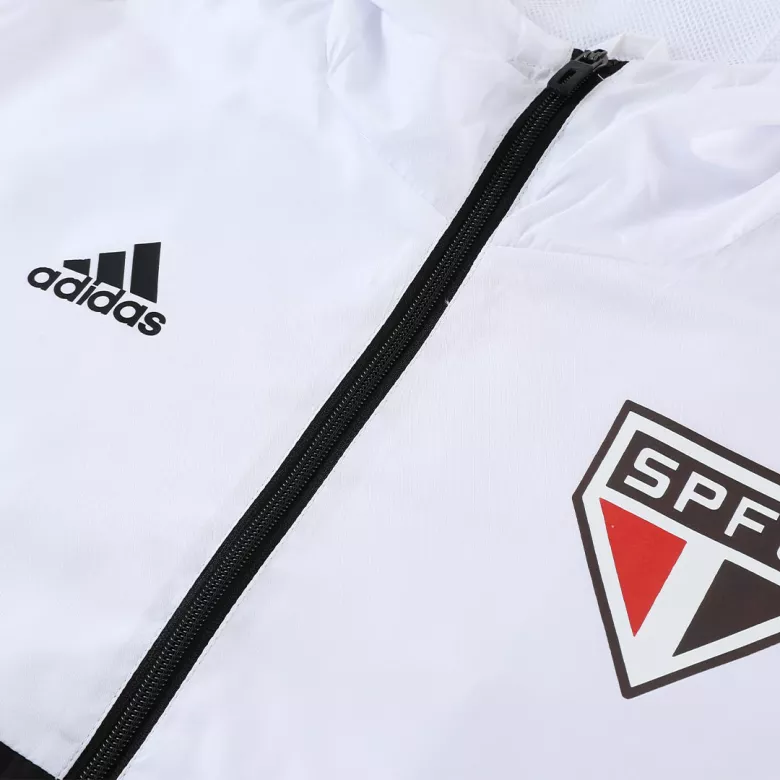 Sao Paulo FC Hoodie Jacket 2023/24 White&Black - gojersey