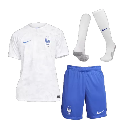France Away Jersey Kit 2022 (Jersey+Shorts+Socks) - gojerseys