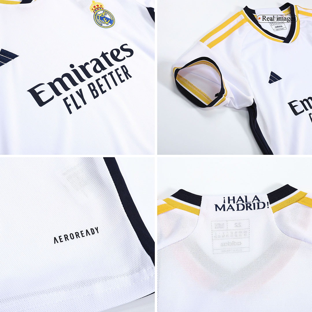 Real Madrid Away Jersey Kit 2023/24 Kids(Jersey+Shorts)