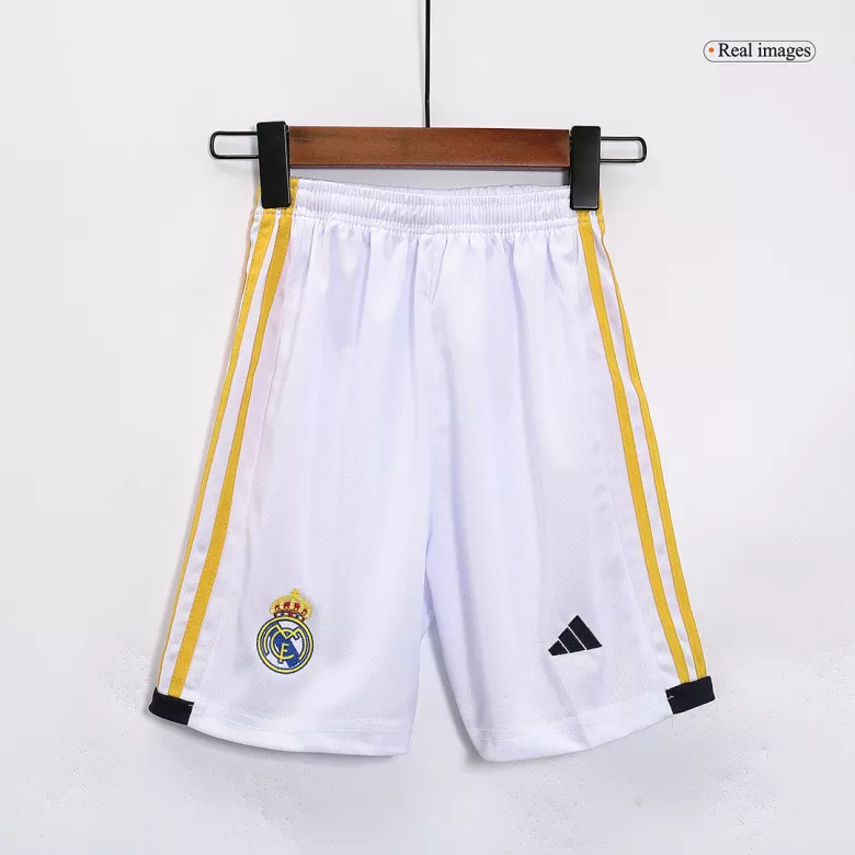 Real Madrid BELLINGHAM #5 Home Jersey Kit 2023/24 Kids(Jersey+Shorts+Socks) - gojersey
