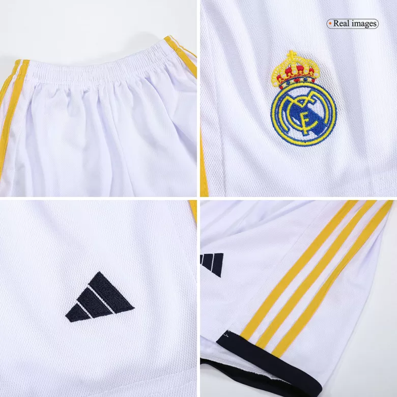 Real Madrid Home Jersey Kit 2023/24 Kids(Jersey+Shorts+Socks) - gojersey