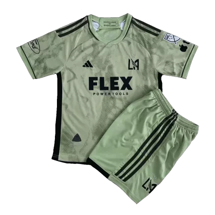 Los Angeles FC Away Jersey Kit 2023 Kids(Jersey+Shorts) - gojerseys