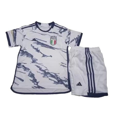 Italy Away Jersey Kit 2023/24 Kids(Jersey+Shorts) - gojerseys