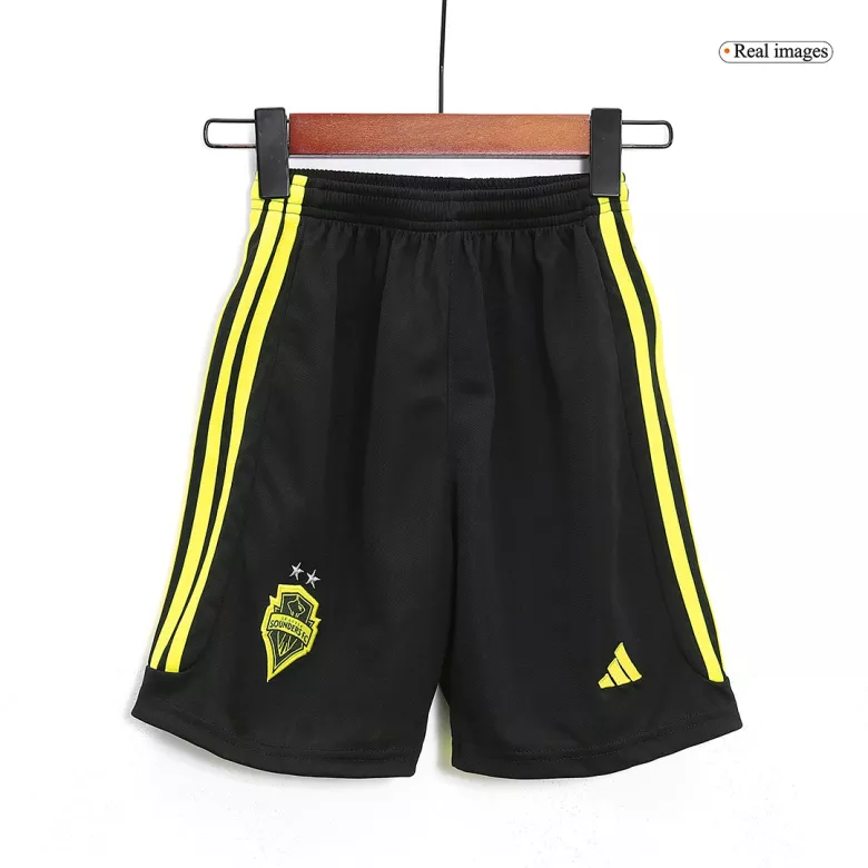Seattle Sounders Away Jersey Kit 2023 Kids(Jersey+Shorts) - gojersey