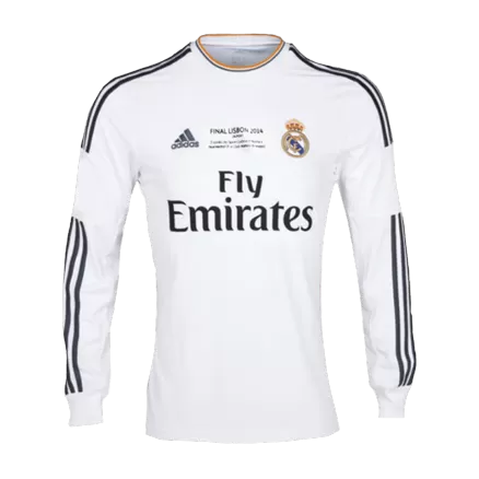 Real Madrid Home Jersey Retro 2013/14 - Long Sleeve - gojersey