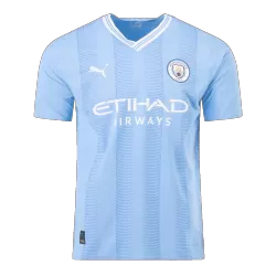 Manchester City 21/22 Authentic Home Jersey SideJersey