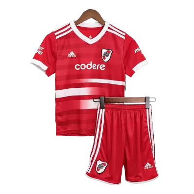 River Plate Away Jersey Kit 2022/23 Kids(Jersey+Shorts) - gojersey