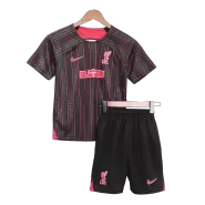 Liverpool X LeBron James Pre-Match Jersey Kit 2022/23 Kids(Jersey+Shorts) - goaljerseys