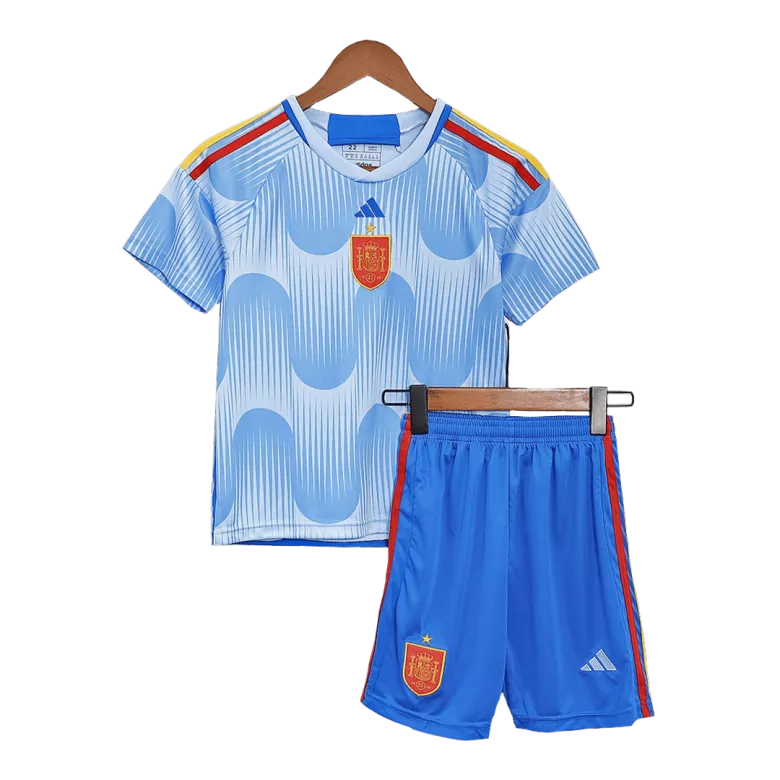 Spain Away Jersey Kit 2022/23 Kids(Jersey+Shorts) - gojersey