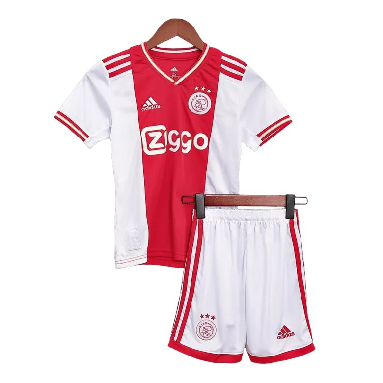 Ajax Home Jersey Kit 2022/23 Kids(Jersey+Shorts) - gojerseys
