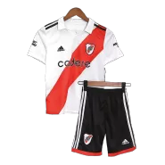 River Plate Home Jersey Kit 2022/23 Kids(Jersey+Shorts) - goaljerseys