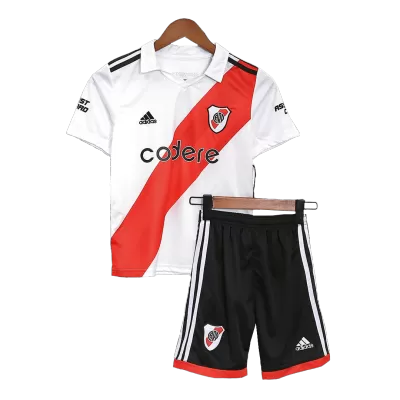 River Plate Home Jersey Kit 2022/23 Kids(Jersey+Shorts) - gojersey