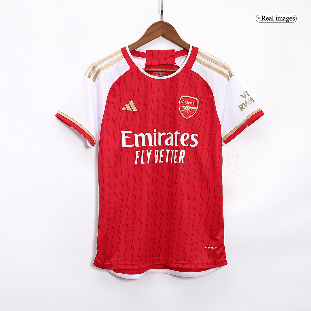 Arsenal adidas Home Shirt 2023-24 with Zinchenko 35 printing