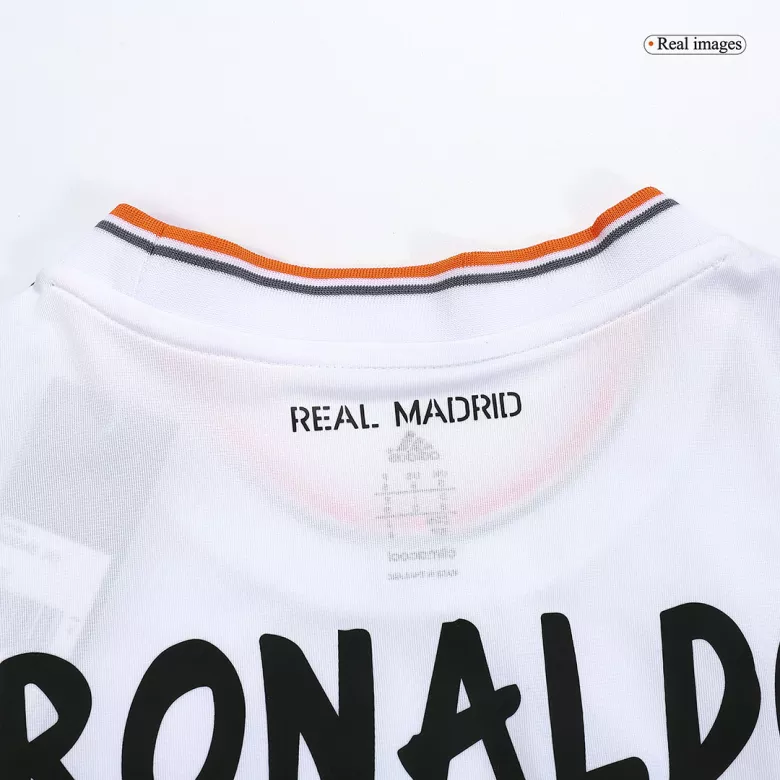 Real Madrid RONALDO #7 Home Jersey Retro 2013/14 - gojersey