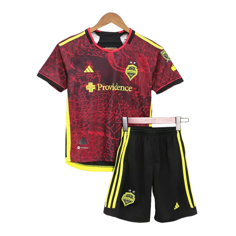 Seattle Sounders Away Jersey Kit 2023 Kids(Jersey+Shorts) - gojersey