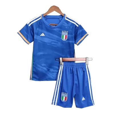 Italy Home Jersey Kit 2023/24 Kids(Jersey+Shorts) - gojersey