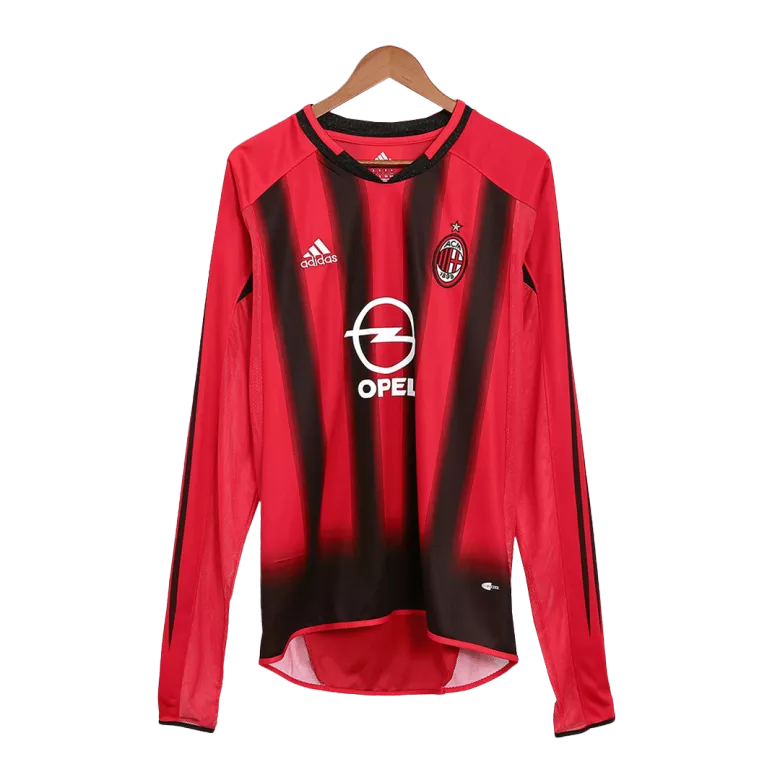 AC Milan Home Jersey Retro 2004/05 - Long Sleeve - gojersey