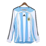 Argentina Home Jersey Retro 2006 - Long Sleeve - goaljerseys