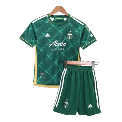 Portland Timbers Home Jersey Kit 2023 Kids(Jersey+Shorts) - gojersey