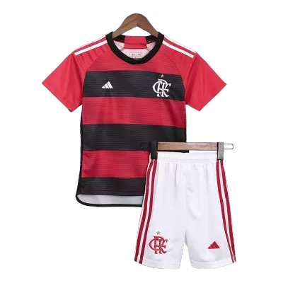 CR Flamengo Home Jersey Kit 2023/24 Kids(Jersey+Shorts) - gojersey