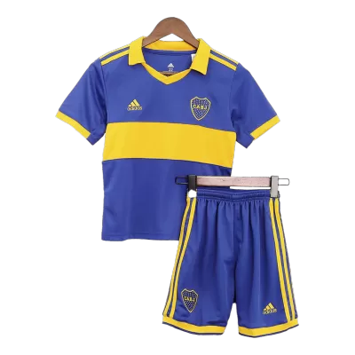 Boca Juniors Home Jersey Kit 2022/23 Kids(Jersey+Shorts) - gojersey