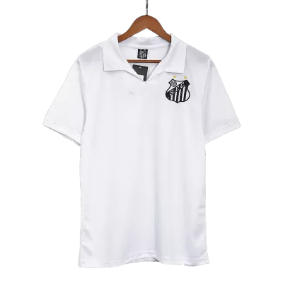 Santos FC Home Jersey Retro 1970 - gojersey